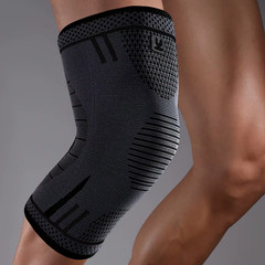 1 Pcs Compression Knee Support Sleeve Elastic Breathable Knee Pads Brace Springs