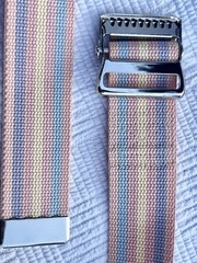 MediChoice Pastel Stripe Gait Belt 2” x 54” Transfer Assist Belt Pink Blue