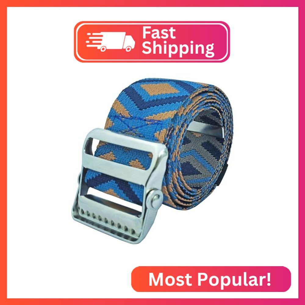 LAMBOX Gait Belt Transfer Belt with 2-inch Soft and Comfortable Jacquard Webbing