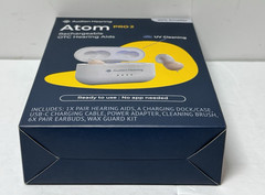 Audien ATOM PRO 2 Wireless Rechargeable OTC Hearing Aid-Brand New