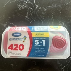 Dr. Scholl’s 420 Custom Fit Orthotics Inserts 3/4 Length Pain Relief NiP