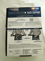 Copper Fit Rapid Relief 3-In-1 Hot/Cold Therapy Back Support One Size