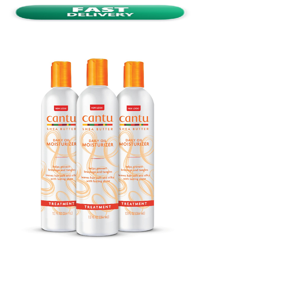 Cantu Daily Oil Moisturizer Shea Butter 13 Fl Oz Pack Of 3