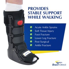 Air CAM Walker Fracture PDAC Approved L4360 and L4361 Boot Tall Medical Recovery