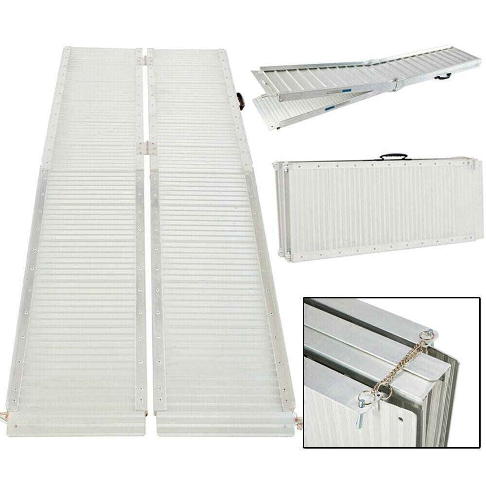 6ft Aluminum Wheelchair / scooter Ramp Portable Multi Folding for Mobility Aids