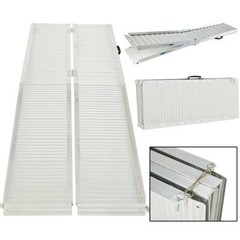 6ft Aluminum Wheelchair / scooter Ramp Portable Multi Folding for Mobility Aids