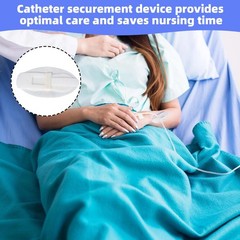 20Pcs Foley Catheter Stabilization Device, Catheter Tube Holder, Adhesive Cathet