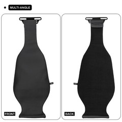 Lumbar Support Pillow Back Car Seat Cushion PU Leather Orthopedic Backrest