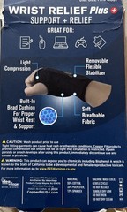 Copper Fit Support & Relief Left or Right Relief Plus Reversible Sleeve