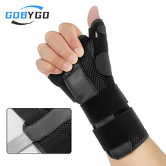 GOBYGO 1Pcs Adjustable Wrist Brace Steel Plate Wrist Brace Carbon Fiber Thumb St