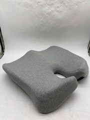 C CUSHION LAB Pressure Relief Memory Foam Seat Cushion Light Gray- USED