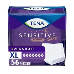 Overnight Incontinence Underwear for Women, XL 39-52in, 56ct – Maximum Absorbenc