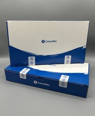 2 Boxes Of 10~ConvaTech Natura 416417~Drainable Ostomy Bags Pouches~NEW SEALED