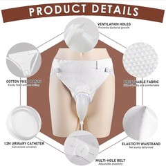 Wearable Urinal Bag with Reusable Silicone External Urine Catheter Collector Bag