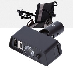2-Electric Chair LED Light Mounted With 3 Pin XLR Head USB Charging Port