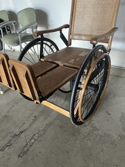 1910 Gendron Wheelchair With Reclining Back And Elevating Leg Rests – Immaculate
