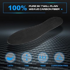 1 Pairs Carbon Fiber Insole for Men Women Full Length Sports Insoles Many Sizes