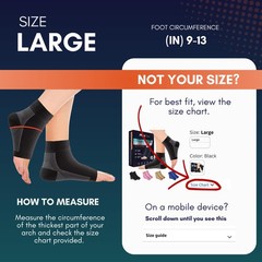 Ankle Brace Support Compression Socks Foot Wrap For Tendonitis Arthritis