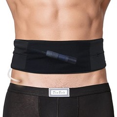 Breathable Peritoneal Dialysis Belt with Mesh Pouch PD Medium (Pack of 1) Black