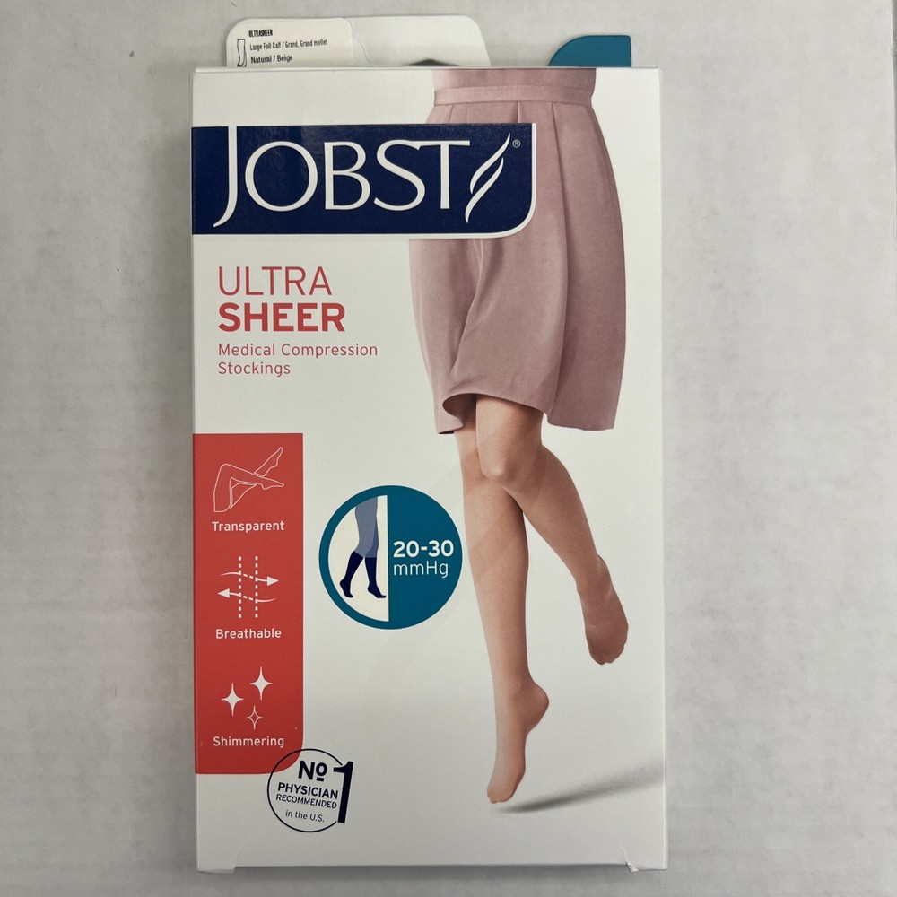 BSN Medical 119746 Jobst Ultra Sheer Compression Stocking, Knee High Large