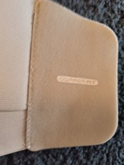 Copper Fit Lumbar Support Belt Small/Medium Beige Adjustable Compression NEW
