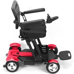 Affordable Travel-Friendly Mobility Scooter, Adjustable Speed & Handlebar (72lb)