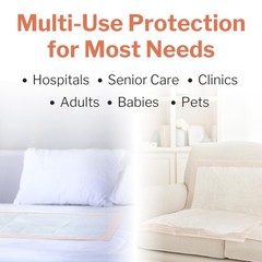 McKesson Ultra Underpads, Incontinence, Heavy 10 Count (Pack of 1), White