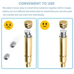 SUZEYAR 3×1.5V Button Coin Cell Batteries 3LR41 Batteries, 4.5V…