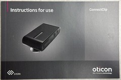 Oticon Connect Clip Bluetooth Streamer & Microphone. Very Lightly Used.