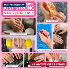 Super Strong Nail Glue for Press On Nails, Nail Tips & Acrylic Nails (8ml) NYK1