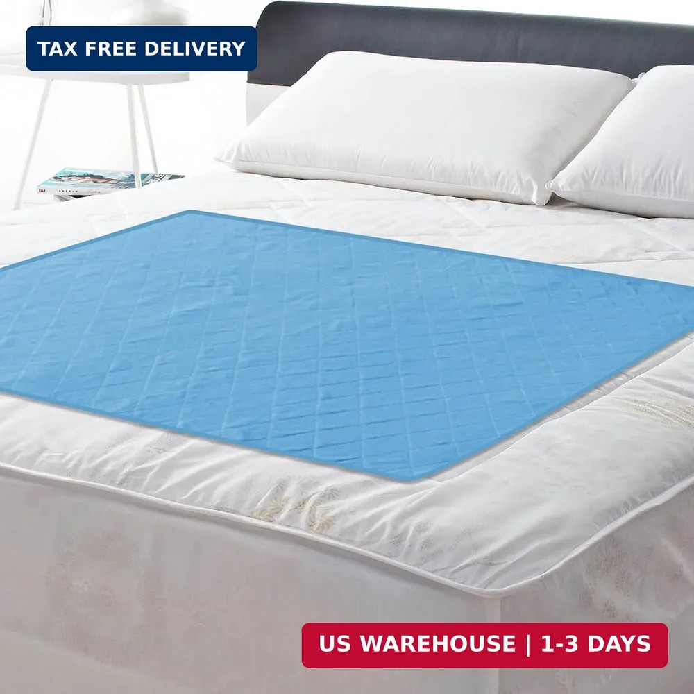 Incontinence Bed Pads 34“ x 52“, Washable Pee Pads for Adults, Non-Slip Chuck