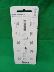 Widex Instant Open Ear-Tip LOT OF 5 Pkgs of 10 Dated 2018