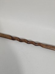 Twisted Oak Walking Cane Handcrafted Wood Cane Wooden Walking Cane 33″