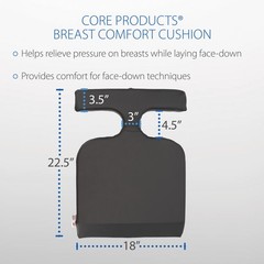 Core Products Breast Comfort Cushion Positioning Massage Bolster Easy To Clean