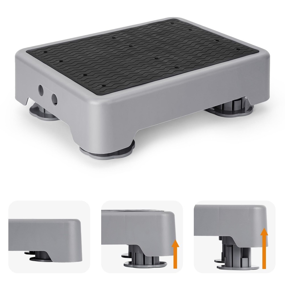 Adjustable Step Stool 5.7″ Non-Slip Portable Mobility Aid – Supports 350 lbs