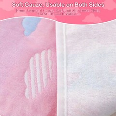 2x Washable Reusable Incontinence Bed Pads Soft Cute Cloud Pee Pads 19.7″x 27.5″