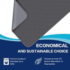 Reusable Hospital Bed Pad Incontinence 36x52in Waterproof Washable Underpad