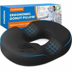 Donut Pillow for Tailbone Pain, Hemorrhoids – Cooling Gel Memory Foam Chair Seat