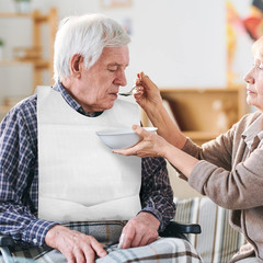 50 Pcs Disposable Adult Bibs with Crumb Catcher for Elderly Eating Plastic Bi…