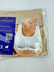 Yesmina-Z Front Zippered Cotton sports bra/Design Veroniqu 3XL