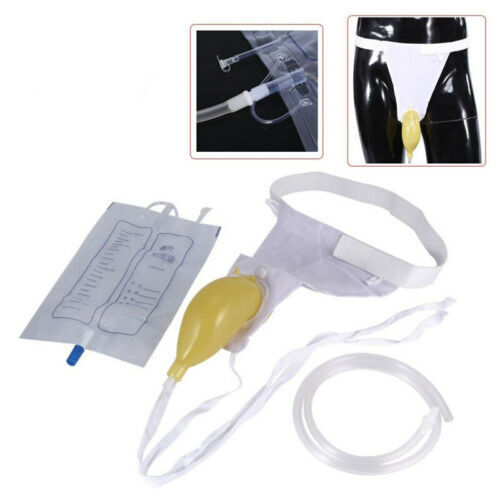 1000ml Reusable Male Portable Urinal Pee Holder Bag for Urinary Incontinence Aid