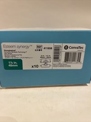 10 CONVATEC 411658 NEW Esteem Flat Moldable Skin Barriers 1-7/8″ LOT OF 10 BOXES