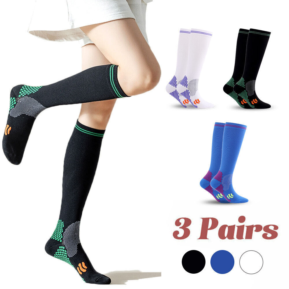 Professional Running Basketball Elastic Marathon Medical Long Compression Socks