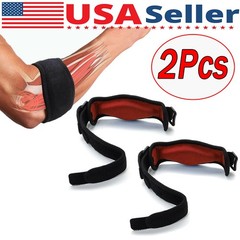 2X Tennis Elbow Brace Support Arthritis Tendonitis Joint Strap Band Wrap Sports