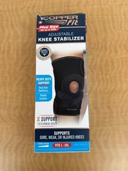 Copper Fit Adjustable Knee Stabilizer Brace L/2XL New Open Box Damaged Box
