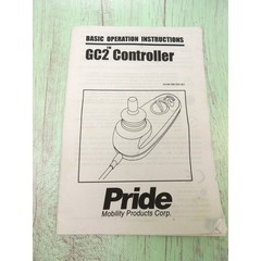 Pride Mobility GC2 Joystick Controller Basic Operation Instructions Manual