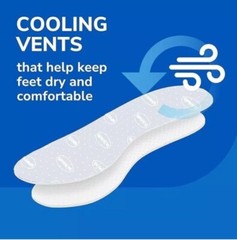 Dr Scholl’s Air-Pillo Insoles Ultra Soft w/ Cooling Vents Mens 7-13 Womens 5-10