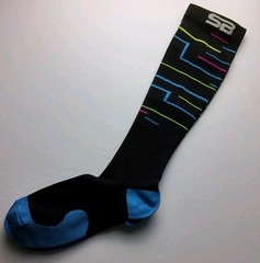 SB SOX Compression Socks Multicolor Lines Size S/M