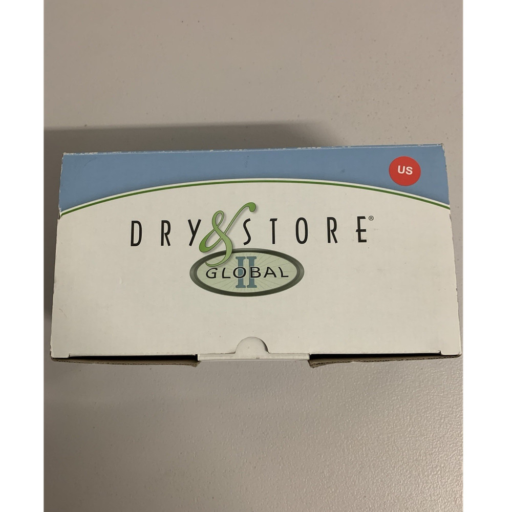 Dry & Store Global II Hearing Aid Dehumidifier UV Lamp Power Supply Desiccant