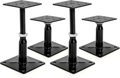 Floor Joist Jacks 4 Pack Adjustable Support for Deck Foundation and Leveling